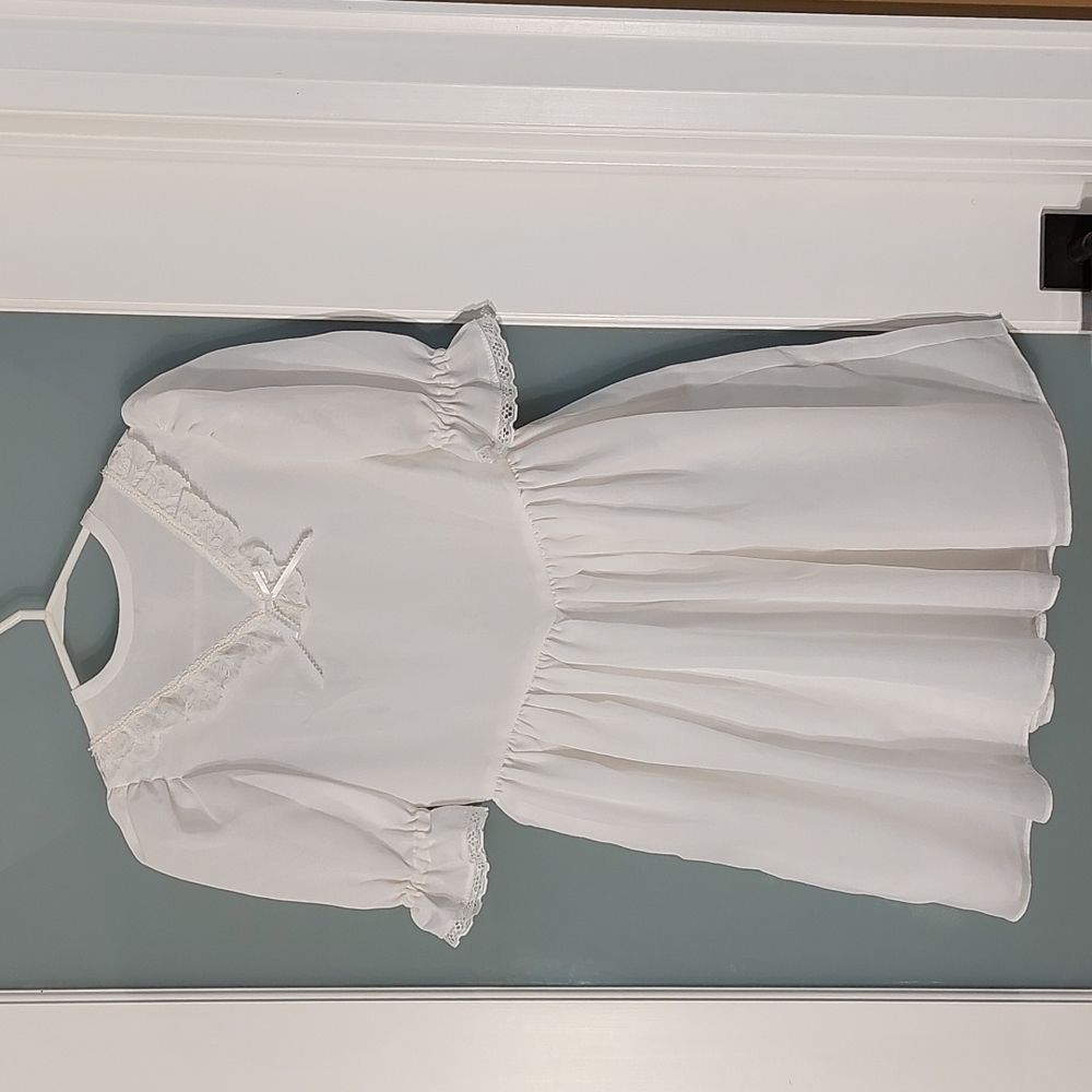 Girls white dress
